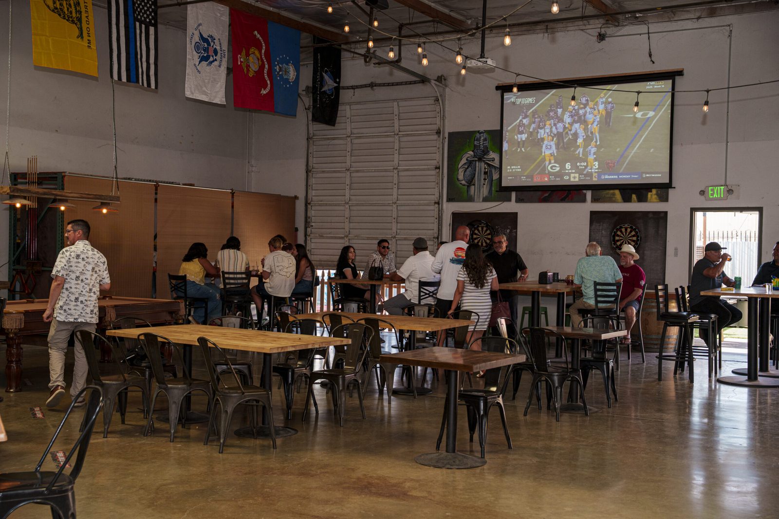 Inside the Crusader taproom